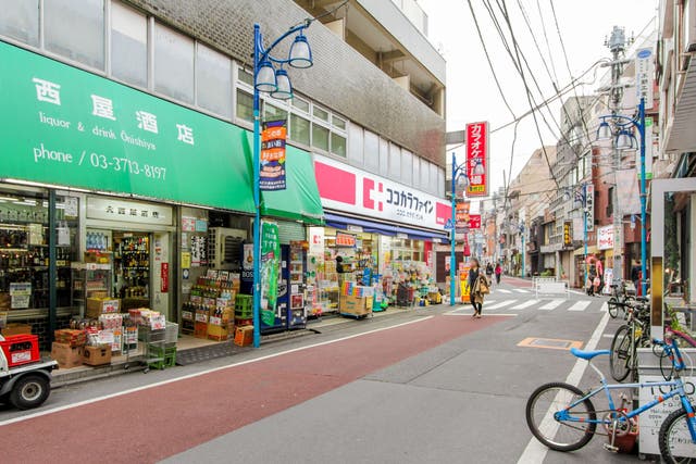 池尻大橋駅南口を出て直ぐの池尻大橋駅前商店会