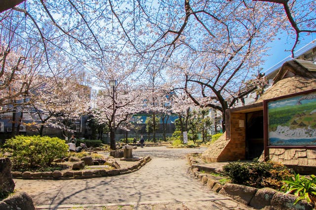 池尻大橋駅から徒歩5分、東山貝塚公園