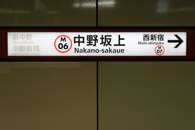 丸ノ内線中野坂上駅