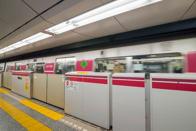 大江戸線駅のホームドア